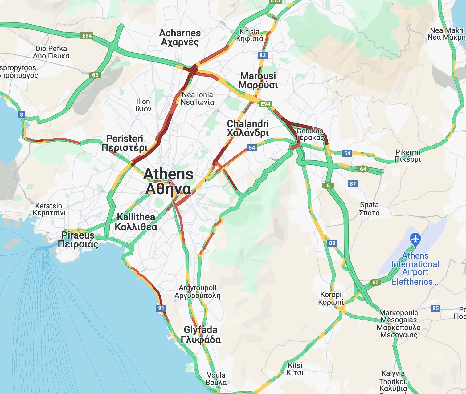 Κίνηση στους δρόμους